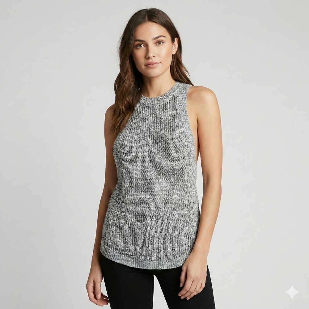 Lovemarks Gray Women's Knit Tank Top